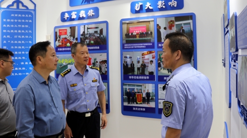 驻赌球平台推荐纪检监察组到省执法总队闽南执法支队调研